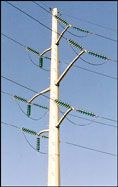 Transmission towers and substations